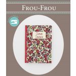 Carnet Couture Fleuri Bordeaux glamour petites fleurs 10100-0-13 image