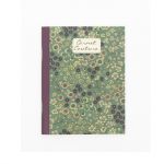 Carnet Couture Fleuri Vert Eucalyptus