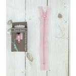 Frou-Frou Fermeture à glissière Zip Rose clair Uni
