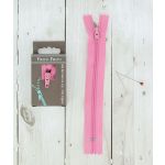 Frou-Frou Fermeture à glissière Zip Framboise Uni