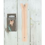 Frou-Frou Fermeture à glissière Zip Saumon Uni