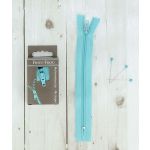 Frou-Frou Fermeture à glissière Zip Bleu mer Uni