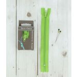 Frou-Frou Fermeture à glissière Zip Vert anis Uni