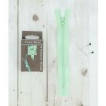 Frou-Frou Fermeture à glissière Zip Vert Jade Uni