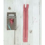 Frou-Frou Fermeture à glissière Zip Rose poudré Uni