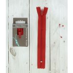 Frou-Frou Fermeture à glissière Zip Rouge Uni