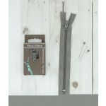 Frou-Frou Fermeture à glissière Zip Gris Uni