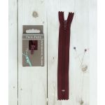 Frou-Frou Fermeture à glissière Zip Rouge Cerise Uni