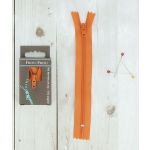 Frou-Frou Fermeture à glissière Zip Orange vif Uni