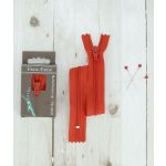 Frou-Frou Fermeture à glissière Zip Rouge Uni