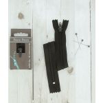 Frou-Frou Fermeture à glissière Zip Marron Chocolat Uni