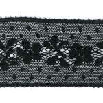 Dentelle de Calais Elastique Frou-Frou 45mm Noir 1129-0-1 petite image