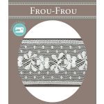 Dentelle de Calais Elastique Frou-Frou 45mm Blanc 1129-0-2 image