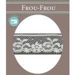 Dentelle de Calais Tulle 18mm Frou-Frou Tulle Blanc 1130-0-2 image