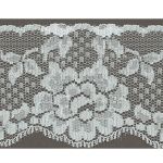 Dentelle Tulle Polyester Frou-Frou 60mm Tulle Blanc 1143-0-2 petite image