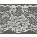Dentelle Tulle Polyester Frou-Frou 60mm Tulle Blanc cassé 1143-0-3 petite image