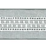 Broderie anglaise Coton 28mm Frou-Frou écru 1308-28-2 petite image