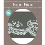 Dentelle Tulle Polyester Frou-Frou 75mm Tulle Blanc 1318-75-2 image