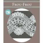 Dentelle Tulle Polyester Frou-Frou 80mm Tulle Blanc 1320-80-2 image