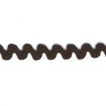 Ruban Croquet Zigzag Polyester Frou Frou Chocolat 1479-0-26 petite image