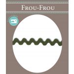 Ruban Croquet Zigzag Polyester Frou Frou Kaki 1479-0-29 image