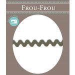 Ruban Croquet Zigzag Polyester Frou Frou Taupe 1479-0-30 image