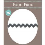 Ruban Croquet Zigzag Polyester Frou Frou Gris foncé 1479-0-37 image