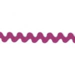 Ruban Croquet Zigzag 5mm Polyester Frou Frou Rose prune 1479-0-48 petite image