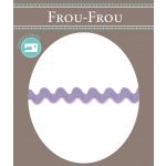 Ruban Croquet Zigzag 5mm Polyester Frou Frou Violet clair 1479-0-60 image