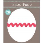Ruban Croquet Zigzag 5mm Polyester Frou Frou Fushia 1479-0-61 image