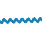 Ruban Croquet Zigzag Polyester Frou Frou Turquoise 1479-0-9 petite image