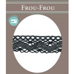Dentelle Coton Frou-Frou 20mm Noir 1701-20-1 image
