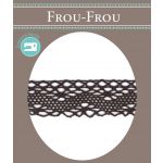 Dentelle Coton Frou-Frou 20mm Chocolat 1701-20-26 image
