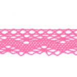 Dentelle Coton Frou-Frou 20mm Rose Camélia 1701-20-47 petite image