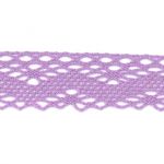 Dentelle Coton Frou-Frou 20mm Parme 1701-20-60 petite image