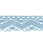 Dentelle Coton Frou-Frou 20mm Bleu layette 1701-20-8 petite image