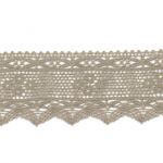 Dentelle Coton Frou-Frou 45mm Beige clair 1702-45-32 petite image