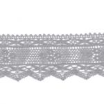 Dentelle Coton Frou-Frou 45mm Gris perle 1702-45-36 petite image