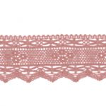 Dentelle Coton Frou-Frou 45mm Rose poudré 1702-45-45 petite image