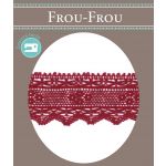 Dentelle Coton Frou-Frou 45mm Bordeaux glamour 1702-45-52 image