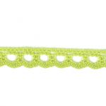 Dentelle Galon Coton Frou-Frou 8mm Vert pomme 1703-8-21 petite image