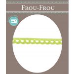 Dentelle Galon Coton Frou-Frou 8mm Vert pomme 1703-8-21 image