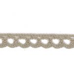 Dentelle Galon Coton Frou-Frou 8mm Beige clair 1703-8-32 petite image
