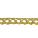 Dentelle Galon Coton Frou-Frou 8mm Moutarde 1703-8-34 petite image