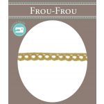 Dentelle Galon Coton Frou-Frou 8mm Moutarde 1703-8-34 image