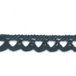 Dentelle Galon Coton Frou-Frou 8mm Gris foncé 1703-8-39 petite image