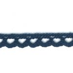 Dentelle Galon Coton Frou-Frou 8mm Bleu foncé 1703-8-4 petite image