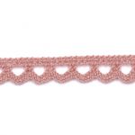 Dentelle Galon Coton Frou-Frou 8mm Rose poudré 1703-8-45 petite image