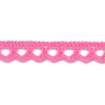 Dentelle Galon Coton Frou-Frou 8mm Rose 1703-8-46 petite image