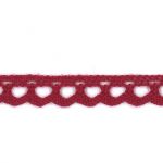 Dentelle Galon Coton Frou-Frou 8mm Bordeaux glamour 1703-8-52 petite image